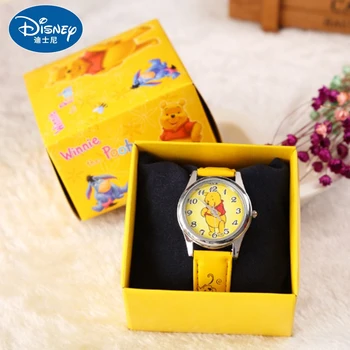 Disney ceasuri Winnie the Pooh ceas silicon copil cuarț încheietura mâinii culoare aleatorii aleatoare 1buc Moda fată de desene animate ceas cadou jucarii 1660