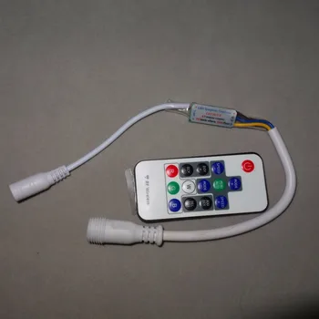 Smart mini RF pixel controller;suport WS2811//SK6812/TM1804/TM1809/INK1003 etc;DC7-12V intrare;cu 3core 13.5 mm conector de sex feminin 1661