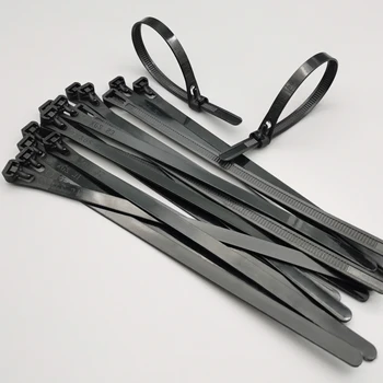 8*200mm eliberabil Cablu Cravate Colorate 100buc materiale Plastice legături de cablu reutilizabile Buclă Folie de Nailon zip legăturile BundleTies
