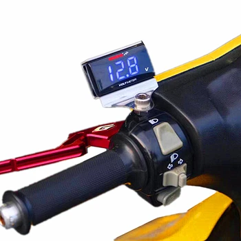 Motocicleta Termometru Voltmetru Titularul Negru Instrument Universal De Temperatură Apă Masă Suport De Montare Pentru Turometru