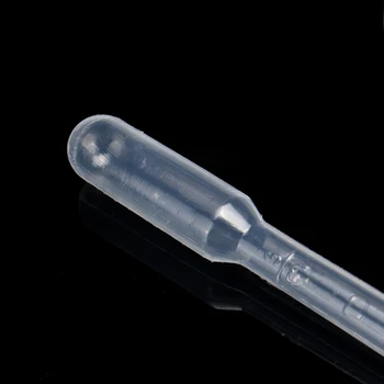 100buc/lot 3 ml din Plastic Eye Dropper Pipetă de Plastic PE Pipeta de unica folosinta Transparente de Transfer a Absolvit Pipete de Laborator Consumabile