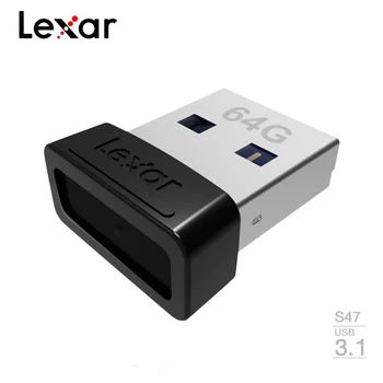 Lexar S47 Unitate Flash 64g USB 3.1 Pen Drive 128gb U Disk, Stick de Memorie mini stick de 32gb criptare compatibil cu USB 3.0/2.0 1672