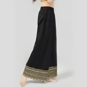 2020 Nou India Tradițională Bumbac Jos Pentru Femeie Stiluri Etnice De Zi Cu Zi Elegent Doamna Pantaloni Casual Pantaloni Largi 167213