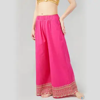 2020 Nou India Tradițională Bumbac Jos Pentru Femeie Stiluri Etnice De Zi Cu Zi Elegent Doamna Pantaloni Casual Pantaloni Largi