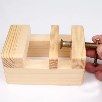 90*60*40 mm Lemn DIY Instrument de Lucru Mini Plat Clește Menghină Clemă de Masă Menghină Sigiliu Scule de Mana Pentru prelucrarea Lemnului Sculptură Gravură