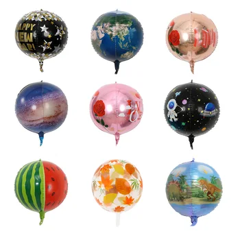 20buc 22inch 4D Spațiu Galaxy Purpuriu Folie de Aluminiu Baloane Glob Gonflabil Balon de Jucărie pentru Copii Petrecere Temă Activitatea Decor