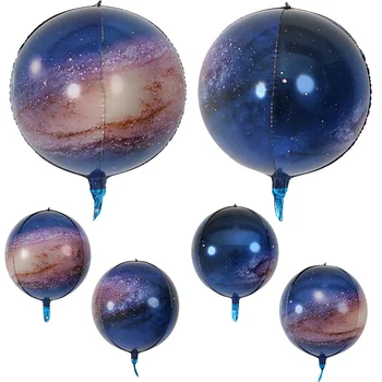 20buc 22inch 4D Spațiu Galaxy Purpuriu Folie de Aluminiu Baloane Glob Gonflabil Balon de Jucărie pentru Copii Petrecere Temă Activitatea Decor