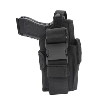Tactic Nailon Stânga/Dreapta Picior Pistol Airsoft Caz Pentru Glock 17 19 Beretta M9 Arma Picătură Universal Picior Arma Husă Toc Reglabil