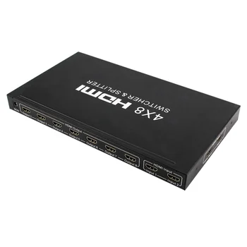 4X8 HDMI Switcher Splitter HDMI 4 din 8 splitter Comutator 4KX2K HDMI V1.4 cu control IR