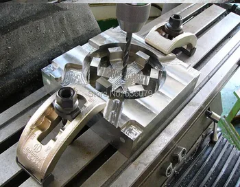 M8 instrument de Prindere pereche cu set suruburi de lungime 60 mm, 90 mm,120 mm fiecare 2 buc, utilizați pentru mașinile care au T-slots