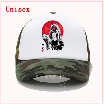 Moda capac Mononoke Fata Lup sumi-e, Imprimare șapcă de baseball Bărbați femei Trend Vara Capac Nou de Tineret Joker palarie de soare pe Plaja hat Visor