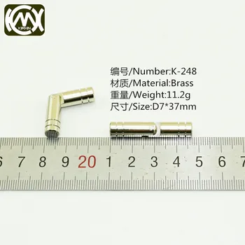8pc CH7*37mm Personaliza stilul ascunse cylindricity balama colecție de Bijuterii stilou cutie Cilindri, balamale cutie de Lemn hardware kmx-248