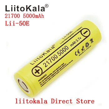 LiitoKala 3.7 V 21700 5000mah Baterie Reîncărcabilă 40A 10C de descărcare de gestiune de Mare Putere baterii Pentru Aparate de Mare putere
