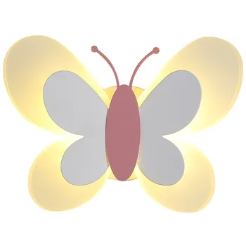 Macaron Fluture Led-uri Lumina de Perete Sconces corp de Iluminat Decorațiuni pentru Camera de zi Dormitor Oglindă Lumina Baie Corpuri de iluminat Moderne