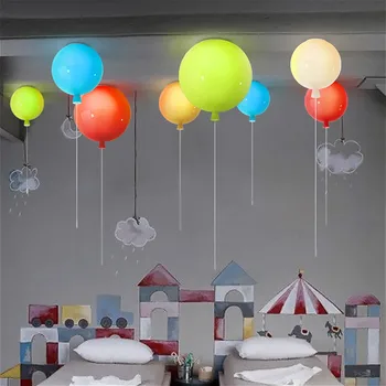 Led-uri moderne Candelabru agățat de Iluminat de Culoare Bubble Ball Pandantiv Lampa Decor Acasă Reglaj Agățat Lampa de Dormitor, Camera de zi Interior