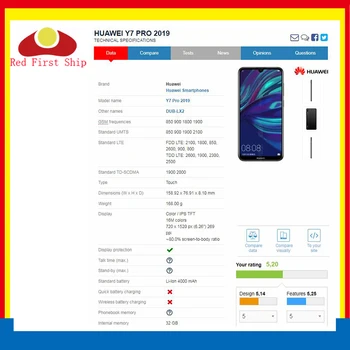 10buc/lot Touch Ecran Pentru Huawei Y7 Prim-2019 Panou Tactil Senzor Digitizer Geam Frontal Exterior Y7 Pro 2019 Touchscreen LCD NU