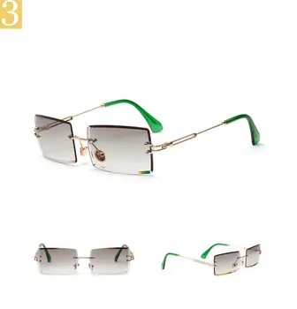 EYECRAFTERS Mic Moda ochelari de Soare Femei fără ramă Pătrată Ochelari de Soare Femei Nuante Stil de Designer de sex Feminin Uv400 Retro sex Masculin