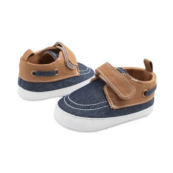 Băiețelul Pantofi de Panza Clasic Copil Nou-născut pantofi Pentru Băiat Prewalker Prima Pietoni copil pantofi pentru copii 0-18M Star Model