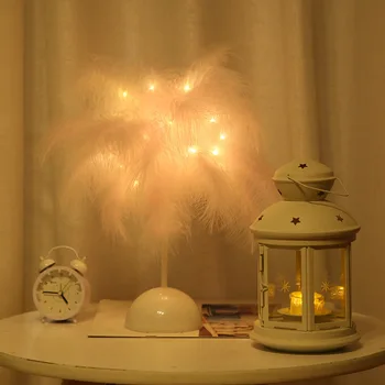 Creative DIY Pene LED Masă Lampă de Ziua Dormitor, Noptiera Birou Decorative Lumina de Noapte
