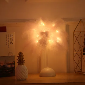 Creative DIY Pene LED Masă Lampă de Ziua Dormitor, Noptiera Birou Decorative Lumina de Noapte
