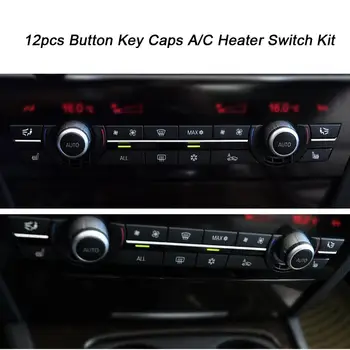 12pcs Butonul Tasta Caps/C Comutator Încălzitor de Kit pentru BMW F07 GT/F10/F11 F01/F02