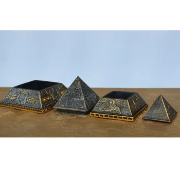 Personalitate Egiptul Antic Marea Piramidă De La Giza Rășină Bijuterii Meșteșuguri Creative Clasice Living, Cutie De Depozitare X1940