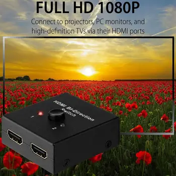 HDMI 2.0 Bi - direcție Inteligent de Comutare 2x1 1x2 Ultra HD 4K Bidirecțională HDMI 2.0 Switch Hub HDCP 3D 1080p Rezoluție 4K HDCP