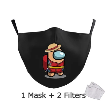 Respirabil și lavabil Printre noi tipărite copii bumbac masca reutilizabile PM2.5 filtru de praf masca