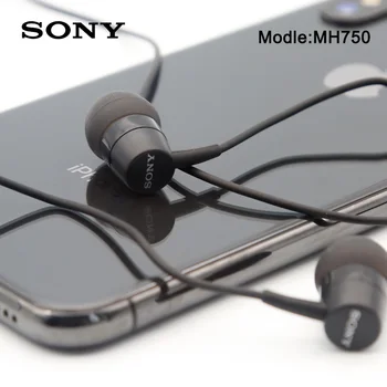 Original sony MH750 în ureche căști subwoofer xperia serie de casti pentru sony tablet Z șoc Tech accesoriu bej Negru verificați T