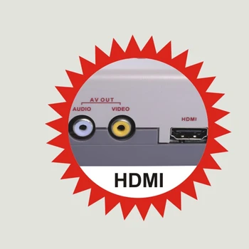 8-BIT HD HM12 NES Sistem de Divertisment Clona NTSC Consolă de jocuri Video AV și HDMI-Out Pus 720P Display 72Pin cu 88 de Jocuri