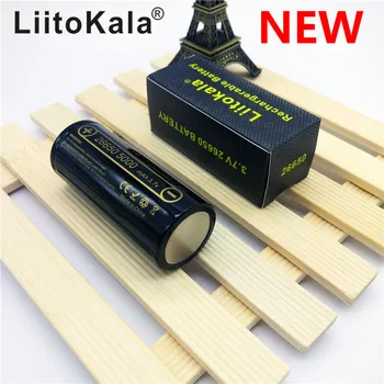 HK LiitoKala Lii-50A 3.7 V 26650 5000mah de Mare Capacitate 26650-50A Li-ion Baterie Reîncărcabilă forCigarette Vape Lanterna LED-uri