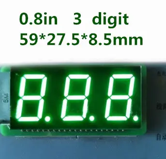 10BUC digital cu LED-uri tub led Verde digital tubul de 0.8