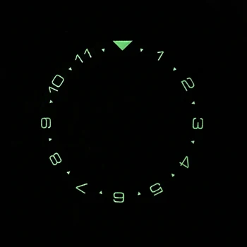 Ceasuri Înlocui Accesorii Luminoase Scară Bezel 38mm Bezel Ceramica Introduce Pentru Seiko Dial Prospex cadran Colorat Inel GMT