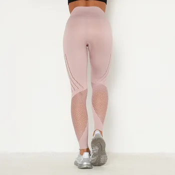 Mindstream fără Sudură Decupaj Pantaloni de Yoga Flex jambiere Strans de Funcționare Uscare Rapidă de Formare de Fitness Pantaloni Lungime Completă Sport jambiere