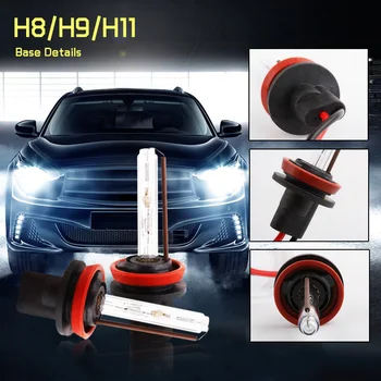 H8 H9 H11 HID Xenon Becuri Albe de Înlocuire 3000K-12000K 12V 55W Auto Bec Far Ceata lumini Lampa Auto Sursa de Lumina Auto