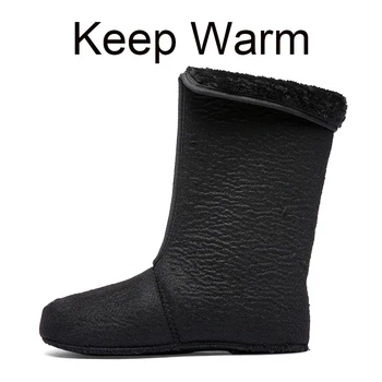 MARSON Oameni de Zăpadă Cizme de Iarna Plus Catifea Îngroșarea Termică Pantofi de Bumbac de Pluș Ține de Cald Cizme în aer liber de Mari Dimensiuni 40-46 Barbati Pantofi