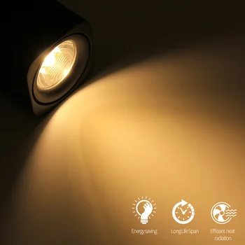 Aisilan LED-uri Montate pe Suprafață Pătrată Nordice lumina Plafon Cub de lumină la fața Locului pentru Camera/Coridor/Hol/Vestibul AC85-260V COB lampă