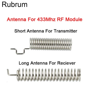 Rubrum 20Set 433MHz RF de Primăvară de Antena RF Receptor Modulului Transmițător 433 MHZ Pentru Casa Inteligentă Lumină fără Fir Control de la Distanță Comutator