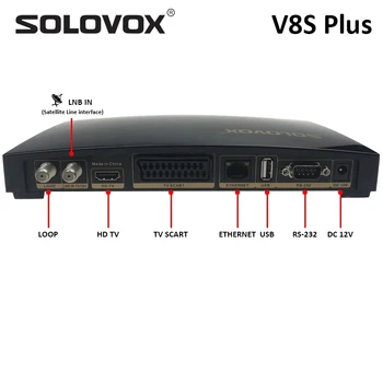 SOLOVOX V8-urile PLUS HD 1080P Ali3511 V8SMXA Ali3521 DVB-S2, TV prin Satelit Receptor Suport USB WiFi Xtream STB Decodor TV Box