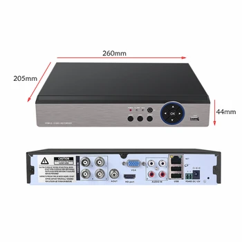 4CH 8CH 4K 8MP CCTV AHD DVR H. 265 8 Canale 5MP 4K Video Recorder Digital Hibrid 8MP NVR Recorder de Rețea XMEye de Detectare a Mișcării