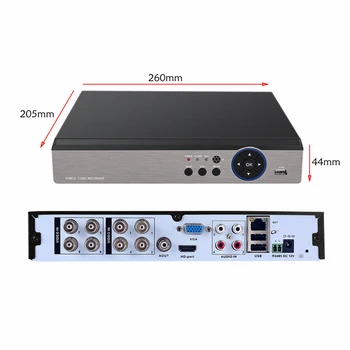 4CH 8CH 4K 8MP CCTV AHD DVR H. 265 8 Canale 5MP 4K Video Recorder Digital Hibrid 8MP NVR Recorder de Rețea XMEye de Detectare a Mișcării