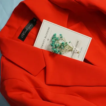 Casual pentru femei sacou office tesatura de înaltă calitate 2020 Primăvara și Toamna noua secțiune lungă de femei jachete de Moda costum de mic