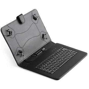 Universal Micro USB Keyboard Stand din Piele Caz Acoperire Pentru 10 10.1 Inch Android Tablet PC Pentru Samsung Tableta Lenovo Tastatura Cazul