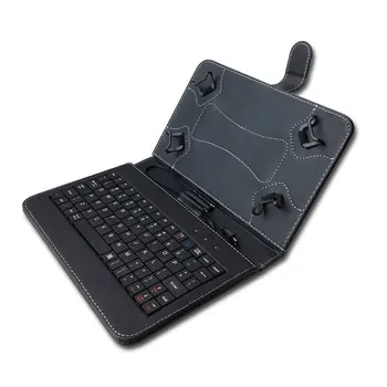 Universal Micro USB Keyboard Stand din Piele Caz Acoperire Pentru 10 10.1 Inch Android Tablet PC Pentru Samsung Tableta Lenovo Tastatura Cazul