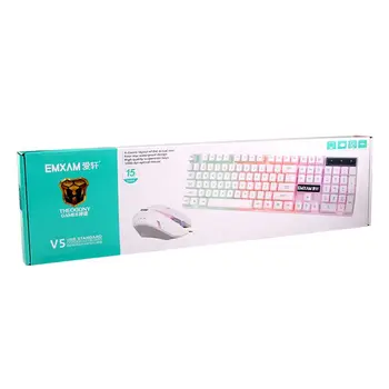 Tastatura Impermeabil Mouse-ul Soareci USB cu Fir Gaming Accesorii pentru Microsoft HP LG PC, Laptop, Tableta Win XP/7/8 Mac10.2