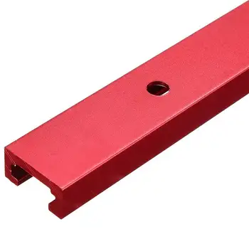 300-800mm Roșu Aliaj de Aluminiu T-Piese Model T Slot Standard Mitra Opri Gabaritul Mitra Șurub de Fixare Slot Pentru prelucrarea Lemnului Instrument