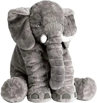 40/60cm Moda Elefant de Pluș Jucărie de Pluș Animale Copil Papusa de Plus Moale Pernă Copil Jucărie pentru Copii Pat Cameră de Decorare Jucarie Cadou