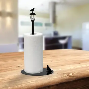 Metal Prosop de Hârtie pisica catel pasăre figura decor bucatarie practic gadget sta șervețel rola acasă raft de depozitare accesoriu de stil
