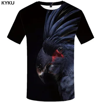 3d Tricou Eagle T camasa Barbati Animal Tricou Imprimat Halloween Tricouri Casual Hip Hop Tricou de Imprimare Negru Amuzant tricouri