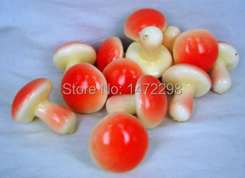 20pc legume fals mini ciuperci recuzită fotografie flori artificiale roșu